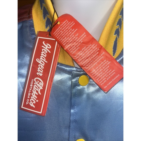 Headgear Classics Jacket Size Large Crenshaw Mamba Mentality 8 24 Blue Satin - Picture 11 of 16